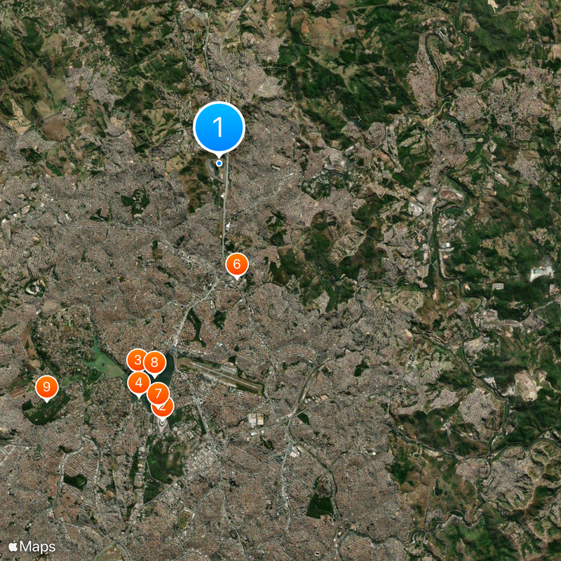 President Tancredo Neves Administrative City Map