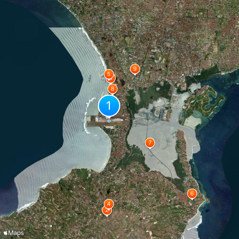 I Gusti Ngurah Rai International Airport Mappa