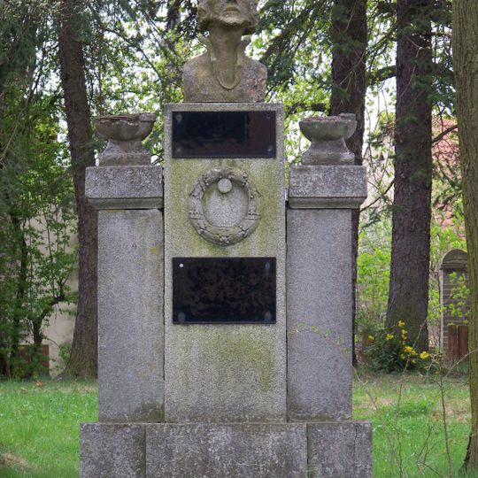 Monument to Jan Hus in Hořelice