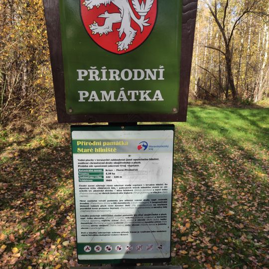 Protected area Staré hliniště