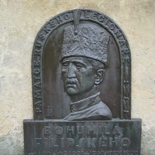 Pamětní deska Bohumila Filipského v Litohoři