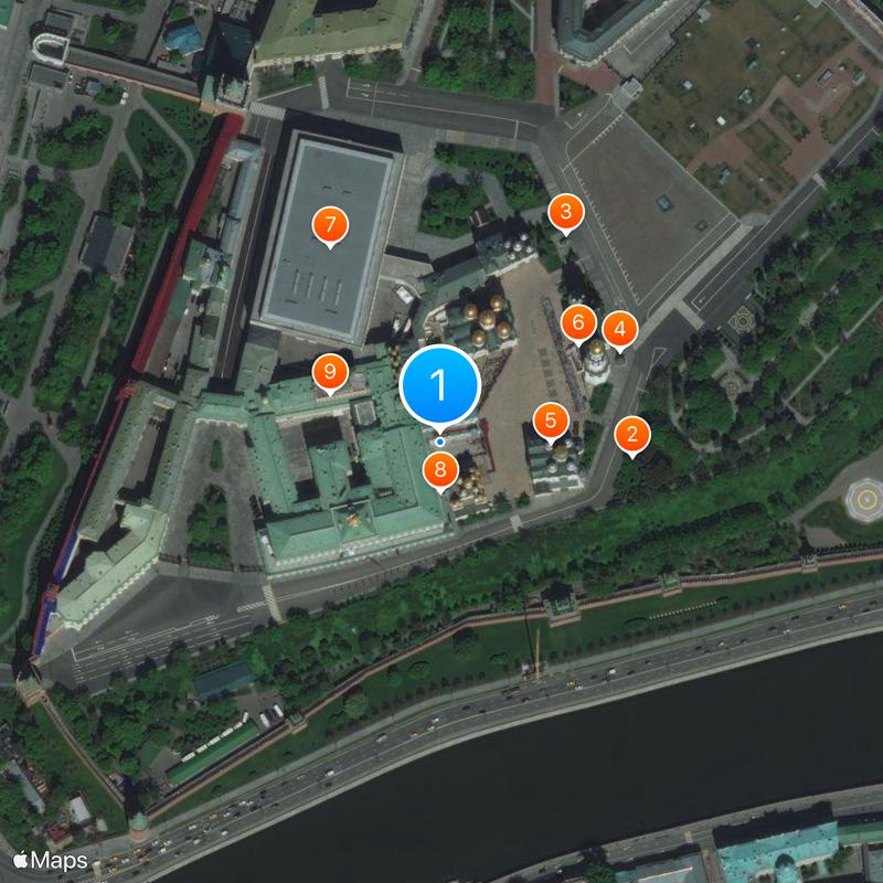 Palace of Facets Map