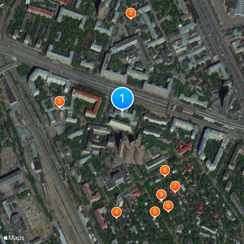 Russian State University of Design and Applied Arts Karte