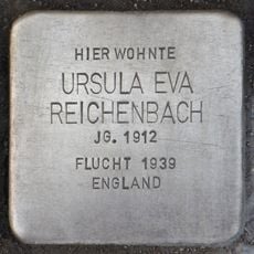 Stolperstein dedicated to Ursula Eva Reichenbach
