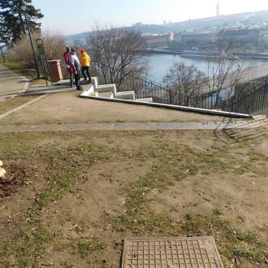 Památník lanové dráhy v Letenských sadech