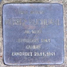 Stolperstein dedicated to Moritz Buchdahl