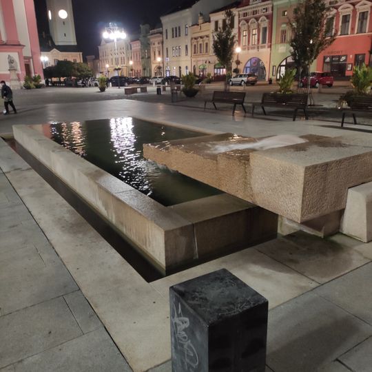 Masaryk Square Fountain in Hranice