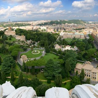 Jardines de la ciudad del Vaticano