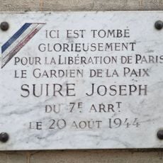 Commemorative plaque