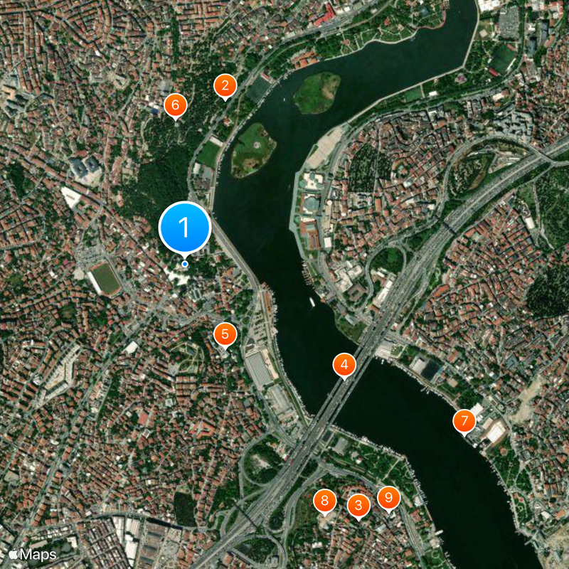 Eyüp Sultan Mosque Map