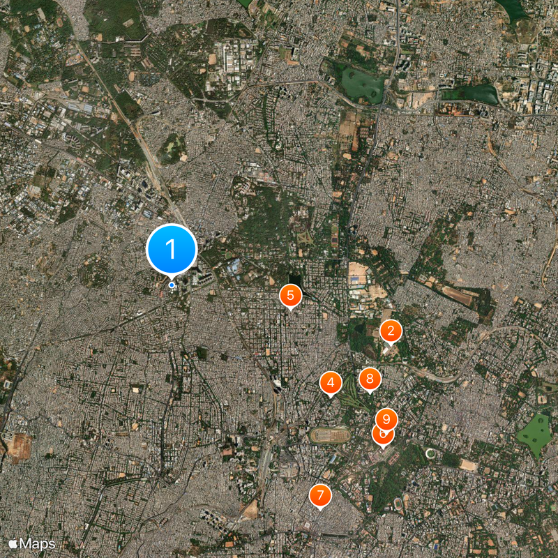 ISKCON Temple, Bengaluru Map