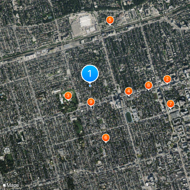 Greater Toronto and Hamilton Area Map