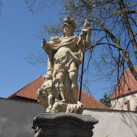 Statue of Saint Florian in Blatná