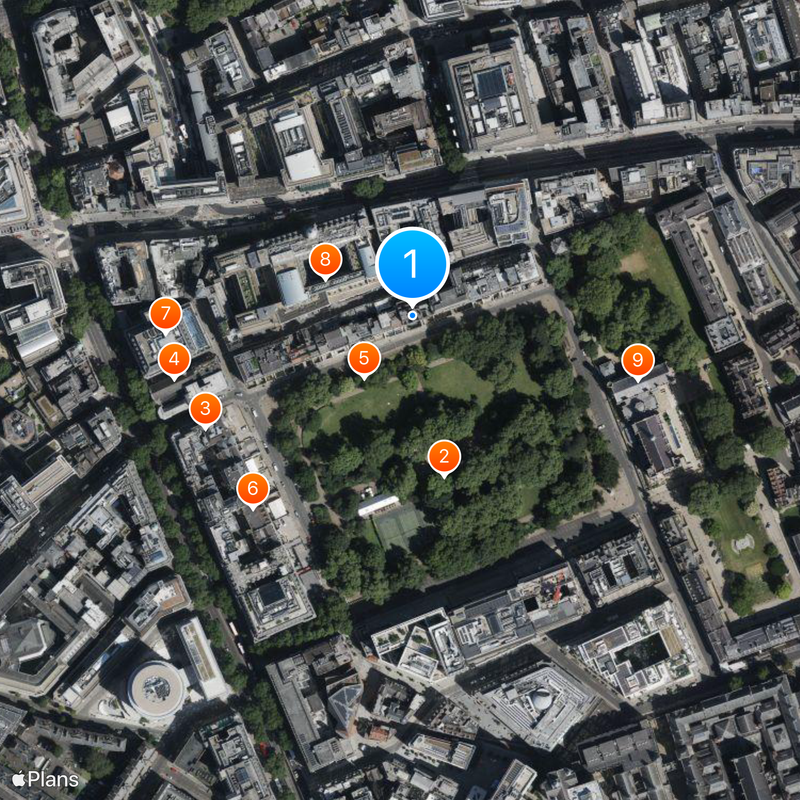 Sir John Soane's Museum Mapa