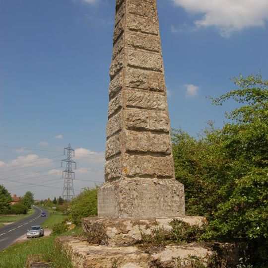 Monument To Dead In Civil War Skirmish