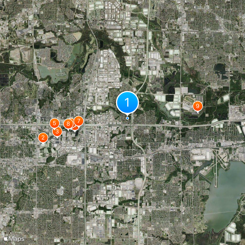 Dallas/Fort Worth Metroplex Carte