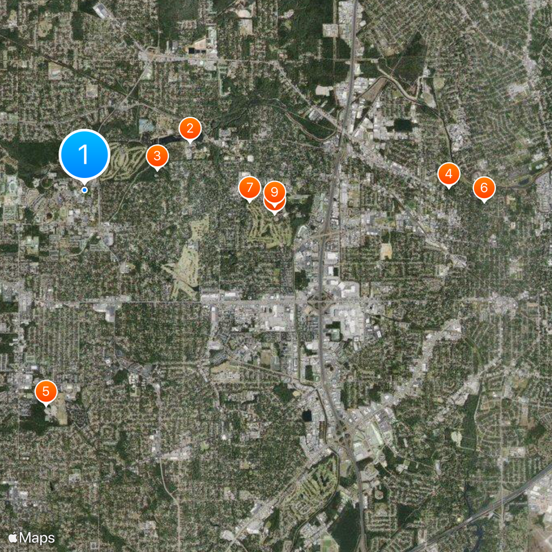 University of South Alabama Map