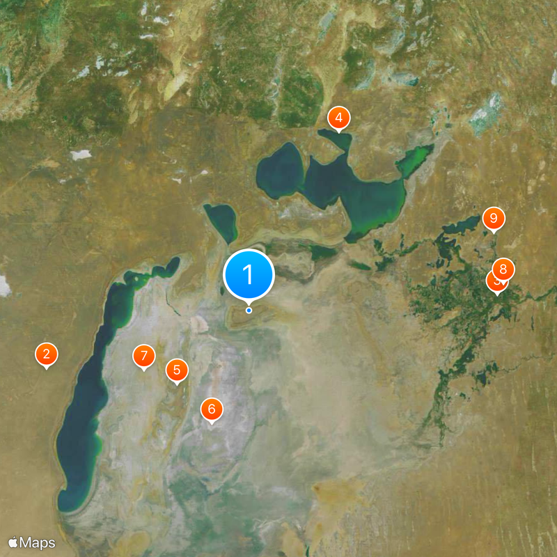 Barsa-Kelmes Nature Reserve Map