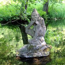 Socha vodníka v Pekle