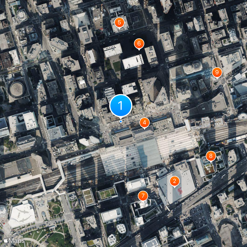 Fairmont Royal York Map