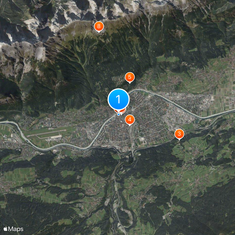 Innsbruck Mapa
