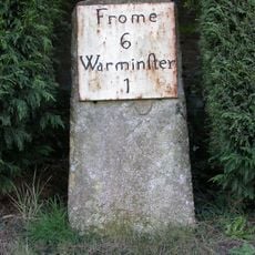 Milestone, Victoria Road, Bugley; by No. 1 Saxons Acre