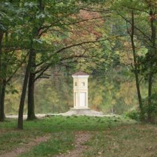 Column shrine at the Lužnice-Vltava confluence