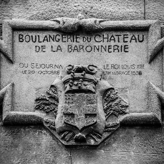Inscription commémorative du passage de Louis XIII