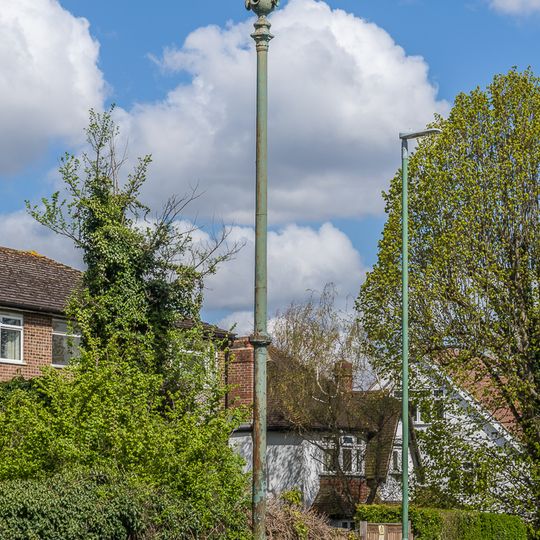 Sewer ventilation column opposite Carshalton Beeches Station