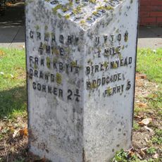 Milepost, E of Brookdale Ave jct