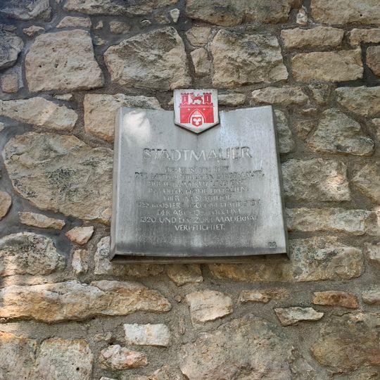 Stadttafel Stadtmauer