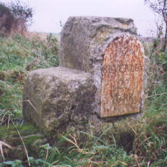 Milestone, W of Hessleskew X rds