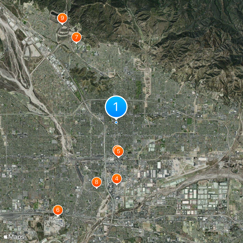 San Bernardino Carte