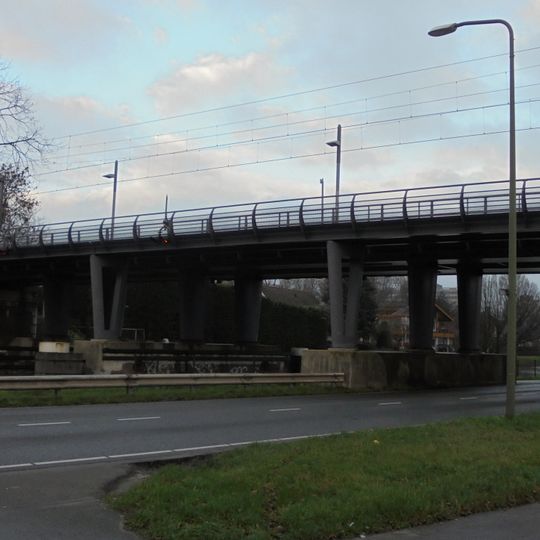 Spoorbrug over de Vliet