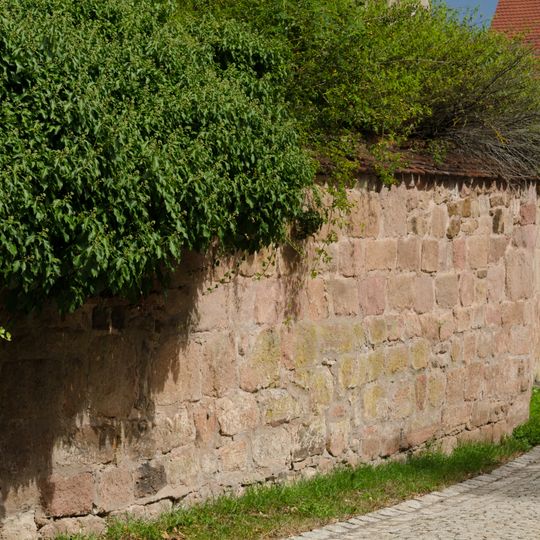 Friedhofsmauer Kalbensteinberg 63 in Absberg