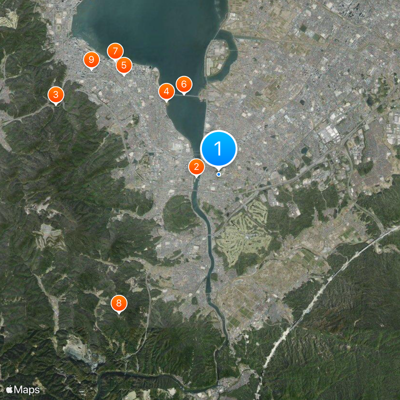 Takebe taisha Map