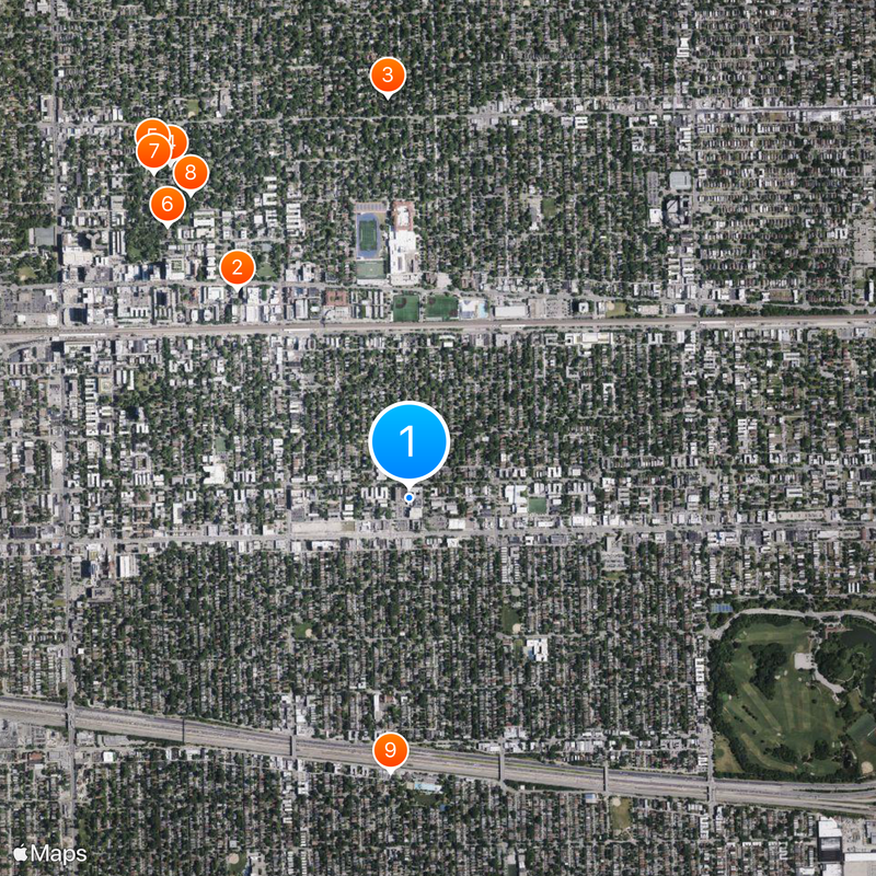 Fenwick High School Map