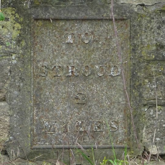 Milepost, The Tynings / Ebley