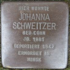 Stolperstein en memoria de Johanna Schweitzer