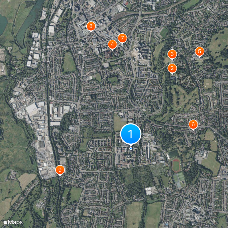 Brunel University London Map