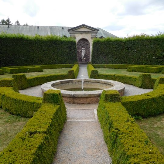 Piccolomini garden at Náchod castle