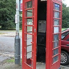 K6 Telephone Kiosk Outside Refreshment Pavilion, Pittiville Park (Not Included)