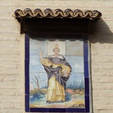 Ceramic Panel of Saint Vincent Ferrer at 17 Constitució square, Alboraia