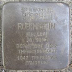 Stolperstein en memoria de Röschen Rubinstein