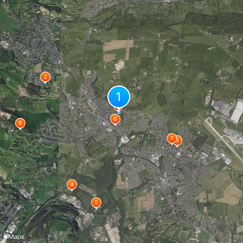 Guiseley Map