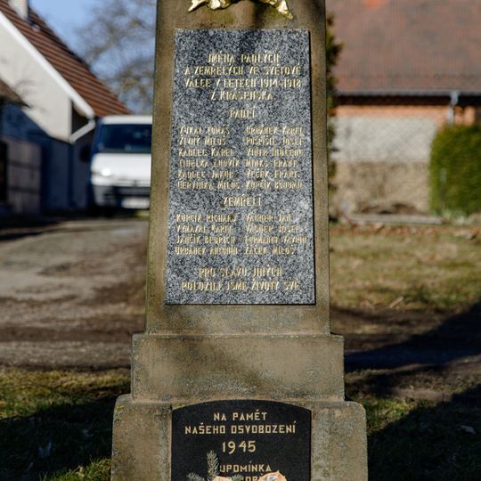 Pomník padlým v Krásensku