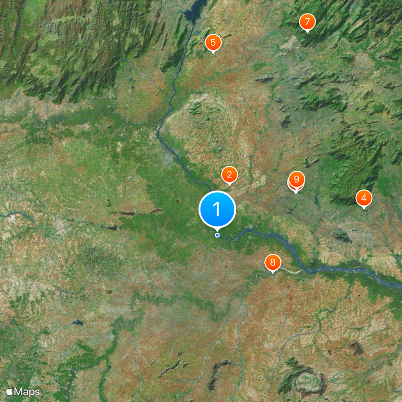 Kodumudi Magudeswarar temple Map