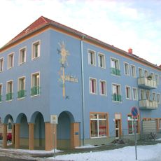 Mehrfamilienhaus der Wohnanlage Westrandbebauung Gebrüder-Grimm-Straße 1, 1a, 1b