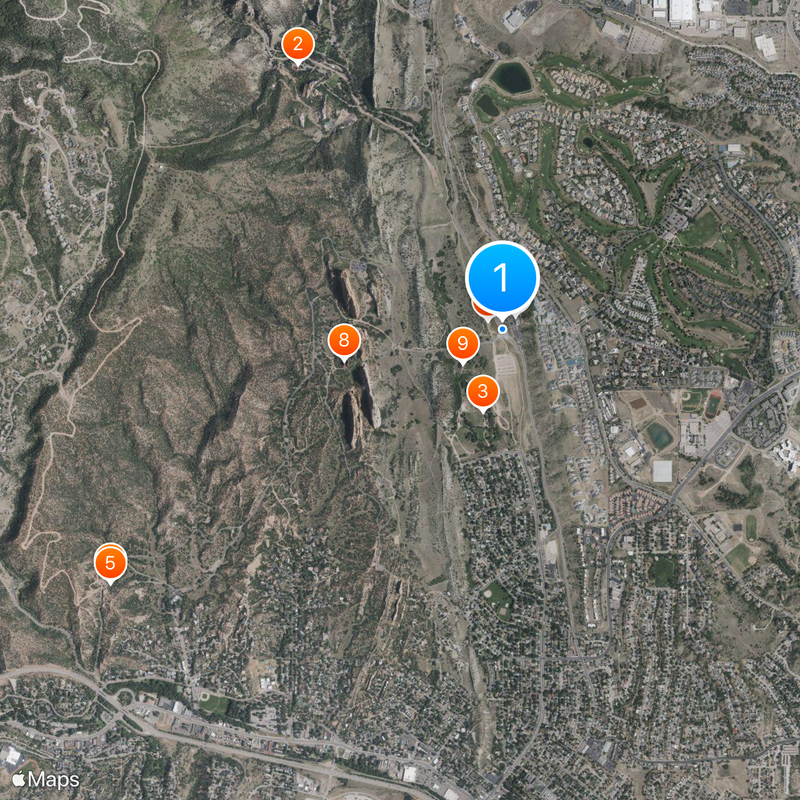 Garden of the Gods Karte