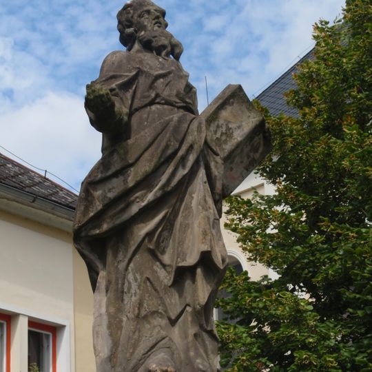 Socha evangelisty Lukáše